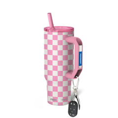 Thicc Buddy 30oz | Pink Checkered